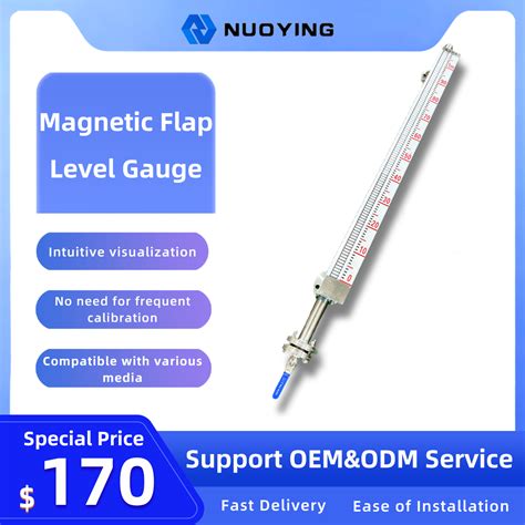 Side - Mounted Magnetic Flap Level Gauge for Liquid Level Measurement ...