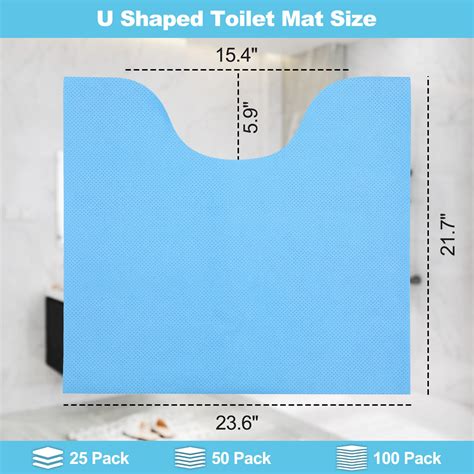 Snapklik.com : Upgraded 25 Pack Disposable Toilet Mats,Super Absorbent ...
