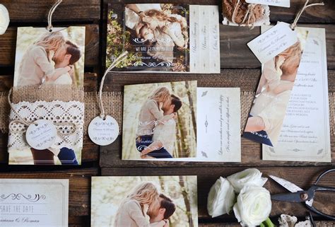 Einladung Hochzeit Shabby Chic