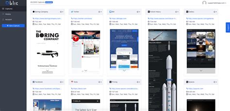 Blitapp - Automated Website Screenshots for Your Business