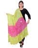 Buy Green & Pink Dupattas for Women by APRATIM Online | Ajio.com