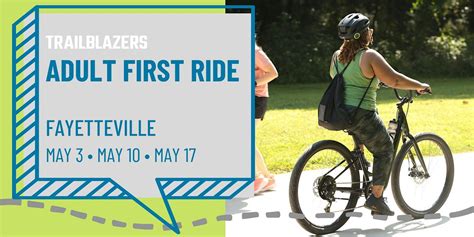 Adult First Ride in Fayetteville, Centennial Park, Fayetteville, 3 May ...