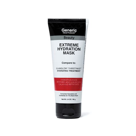Generic Value Products Extreme Hydration Mask Compare to THIRSTYMUD ...