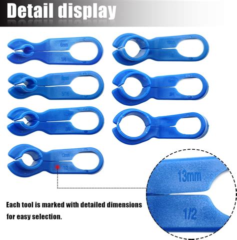 Buy ஏசி எரிபொருள் வரி துண்டிக்கவும் கருவி தொகுப்பு, 1/4, 5/16, 3/8, 1/2 ...