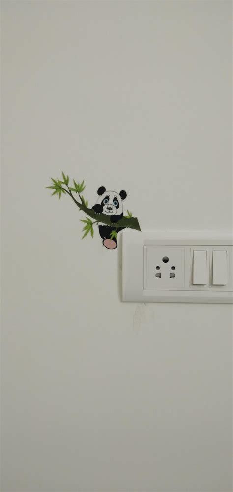 Buy Gift Collection™ Panda Wall Decal Decorative Switch Board Sticker ...
