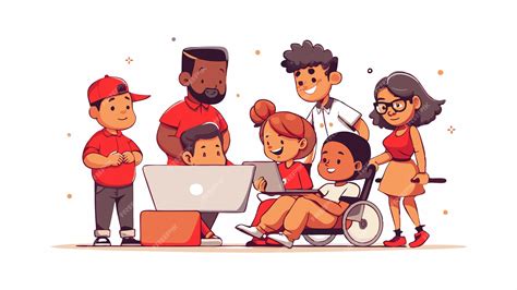 Family with Computer 的图像结果