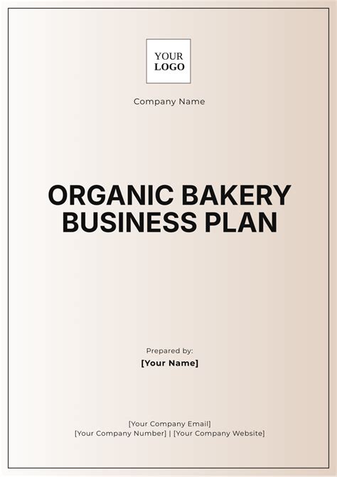 Image result for Bakery Business Plan Example