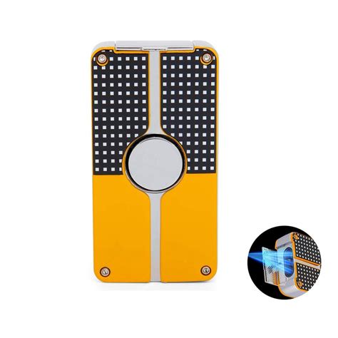 Buy Cheng Sparkly Dot Cigar Lighter and Cigar Cutter Set Jet 3 Flame ...