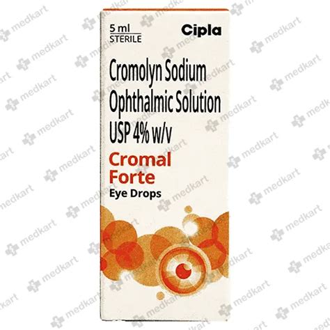CROMAL FORTE EYE DROPS 5 ML Price, Uses, Side Effects & Substitutes ...