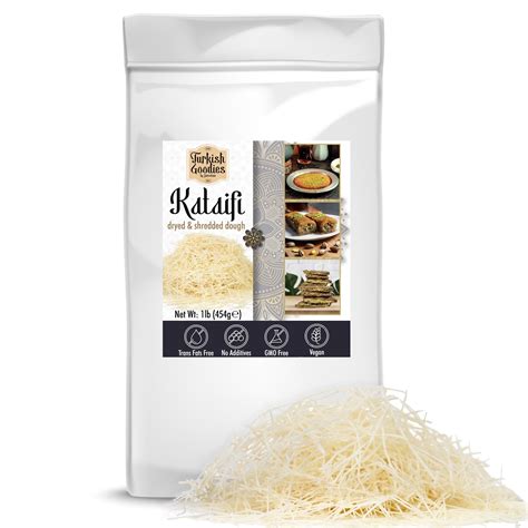 Turkish Goodies Kataifi Shredded Fillo Dough, 1lb, Knafeh, Kunefe ...