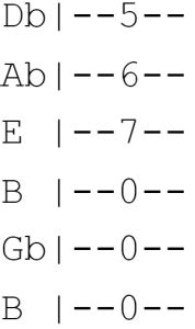 Drop B Tuning 7 String 的图像结果