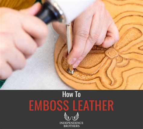 Image result for How to Emboss Leather without Machine