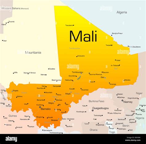 Mauritania mali border hi-res stock photography and images - Alamy