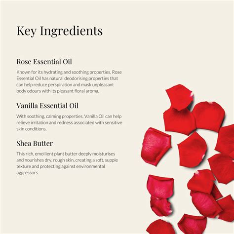 Rose Vanilla Deodorant - TBB