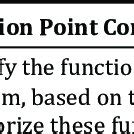 Image result for Function Point Table