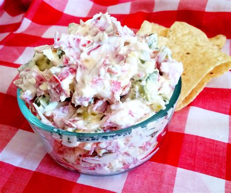 dried beef pickle roll dip | The Gingham Apron