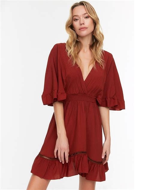 Buy Trendyol Coffee Brown Dress - Dresses for Women 19558976 | Myntra