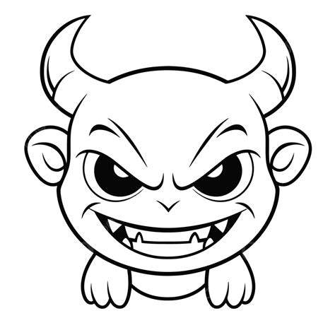 Evil Devil Face Drawings
