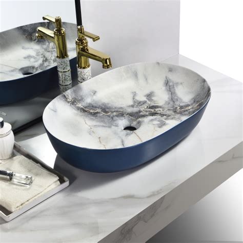 Germa Matt Finish Counter Top Ceramic Designer Washbasin for Bathroom
