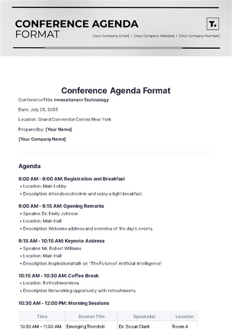 Page 2 FREE Agenda Templates and Examples - Edit Online & Download ...