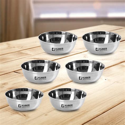 Kuber Industries Stainless Steel Bowl Kitchen Set | Durable & Wobble ...