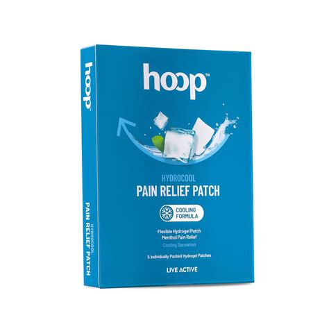 hoop Pain Relief Patch | Skin Friendly Cooling Relief For Back, Neck ...