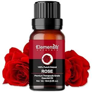 Elemensis Naturals Pure & Natural Rose Essential oil Pure and Natural ...