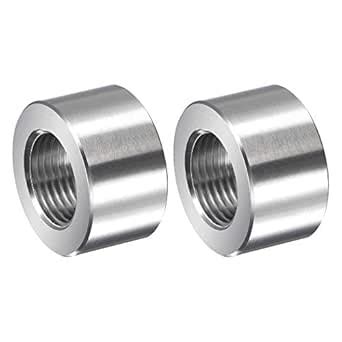 uxcell Round Weld Nuts, G3/8 Weld on Bung Female Nut Threaded ...