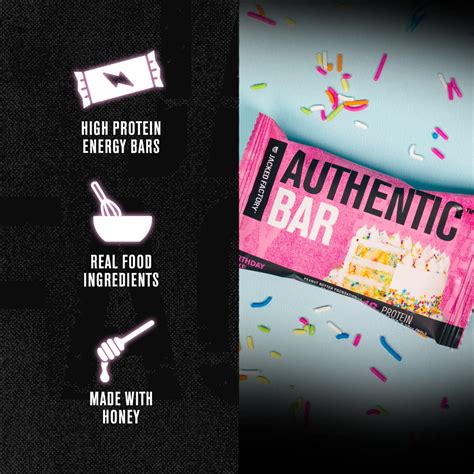 Buy Birthday Cake Authentic Bar Candy Protein Bar & Blue Raspberry ...