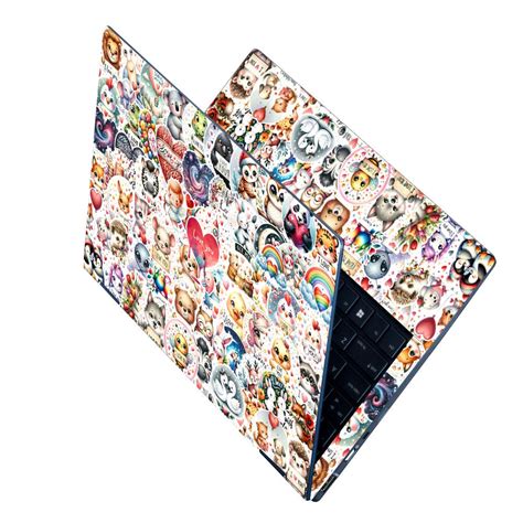 I Love You Sticker Bomb Laptop Skins – Expressive Style for Your Device ...