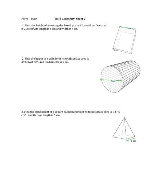 Image result for Solid Geometry Problems