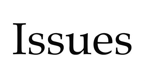 Image result for How to Pronounce Issue