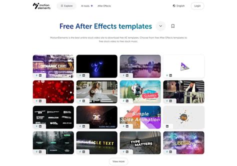 Top Websites for Free Editable After Effects Templates