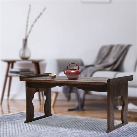 Japanese Floor Table Folding Coffee Table & Tea Table Wooden Altar ...
