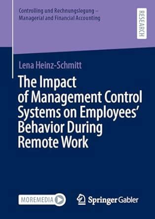 Buy The Impact of Management Control Systems on Employees’ Behavior ...