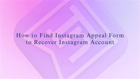 How to Find Instagram Appeal Form to Recover Instagram Account | Influish