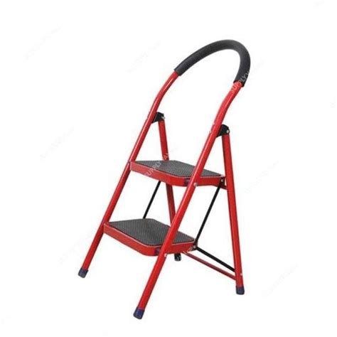 Robustline Step Ladder 2 Steps Steel Red: Buy Online at Best Price in ...