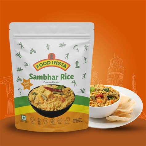 Food Insta Sambar Rice | Home Cooked Meal | Heat and Eat Meal