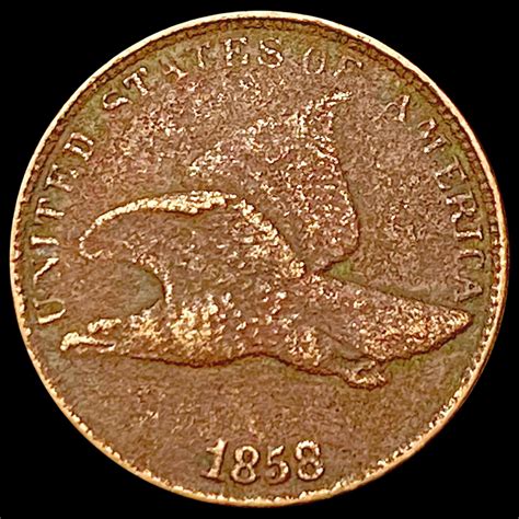 1858 Flying Eagle Cent NICELY CIRCULATED