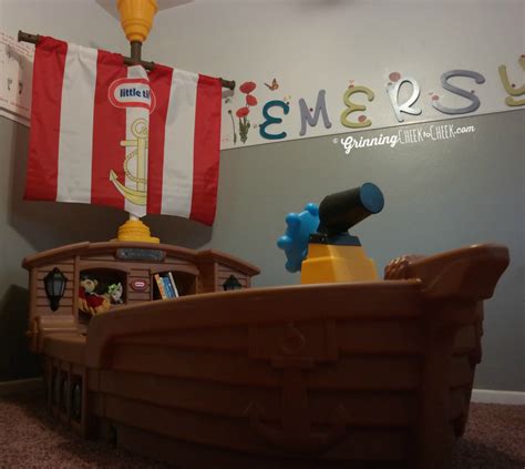 Little Tikes Pirate Ship Toddler Bed - Bed With Built In Closet