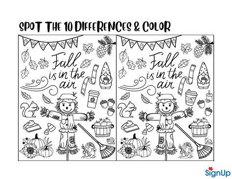 Fall Activity Worksheets