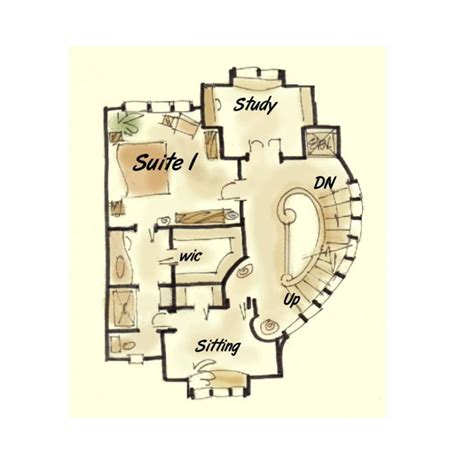 Hobbit House Floor Plan Diagram