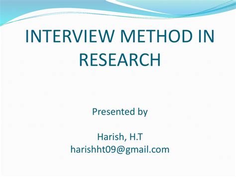 Image result for Interview Method