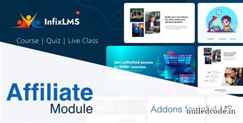 Affiliate add-on v1.4.0 - Infix LMS Laravel Learning Management System ...