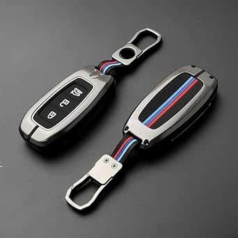 EMPICA Metal Key Cover Compatible for Hyundai Verna| Kona | I20 | I20 ...