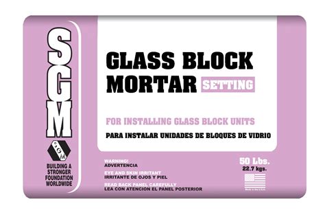SGM Glass Block Mortar – NOVUS TRADING