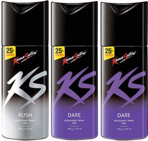 Kamasutra KS-58 DEO RDD 3 COMBO 150ML Deodorant Spray - For Men & Women ...
