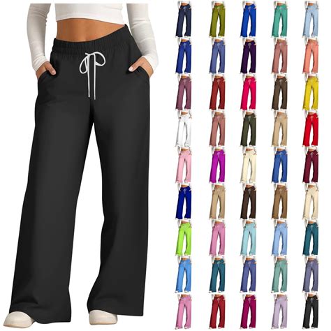 QATAINLAV Women Sweatpants with Pockets, Sweatpant for Women Loose Fit ...