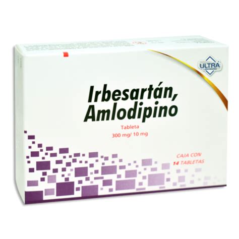 Irbesartan 10 mg Amlodipino 300 mg caja con 14 Tabletas – Farmacia Sanorim