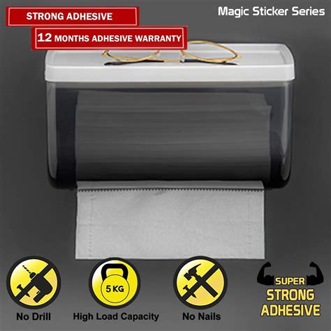 Magic Sticker Series Wall Mounted Toilet Paper Holder Stand for Bathro ...